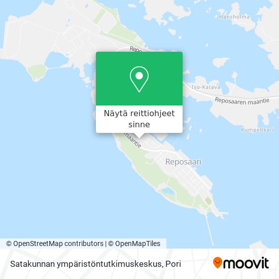Satakunnan ympäristöntutkimuskeskus kartta