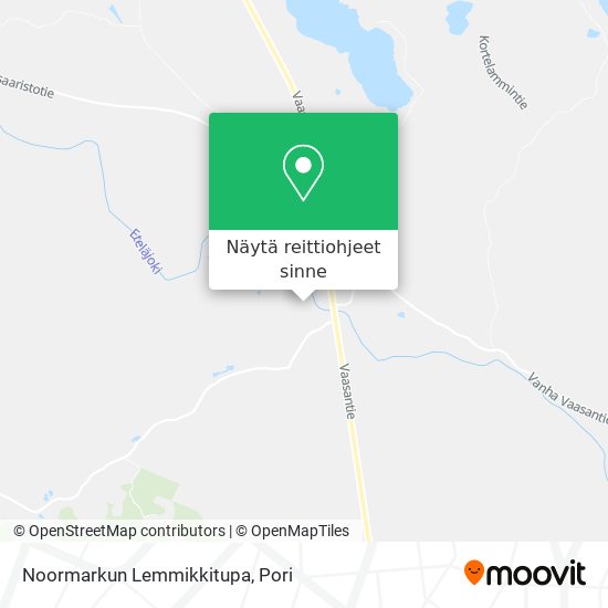 Noormarkun Lemmikkitupa kartta
