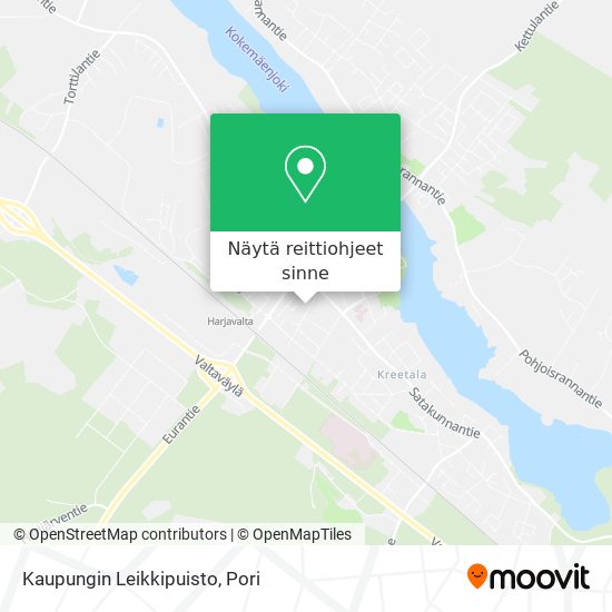 Kaupungin Leikkipuisto kartta