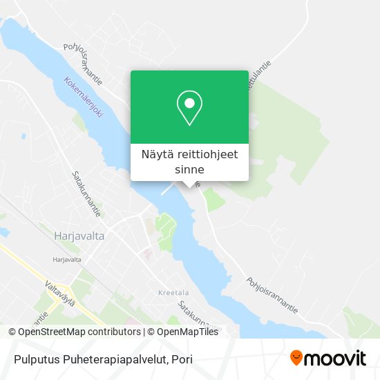 Pulputus Puheterapiapalvelut kartta