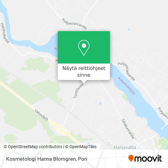 Kosmetologi Hanna Blomgren kartta