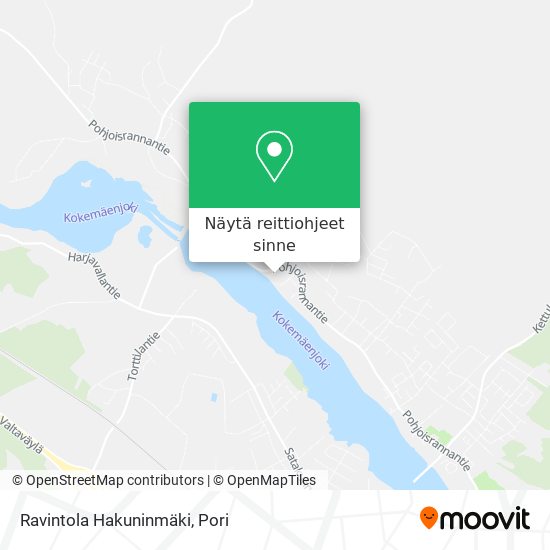 Ravintola Hakuninmäki kartta
