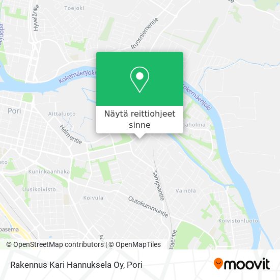 Rakennus Kari Hannuksela Oy kartta
