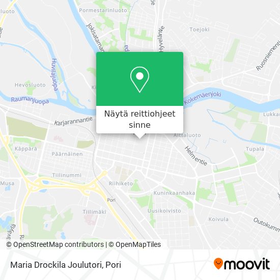 Maria Drockila Joulutori kartta