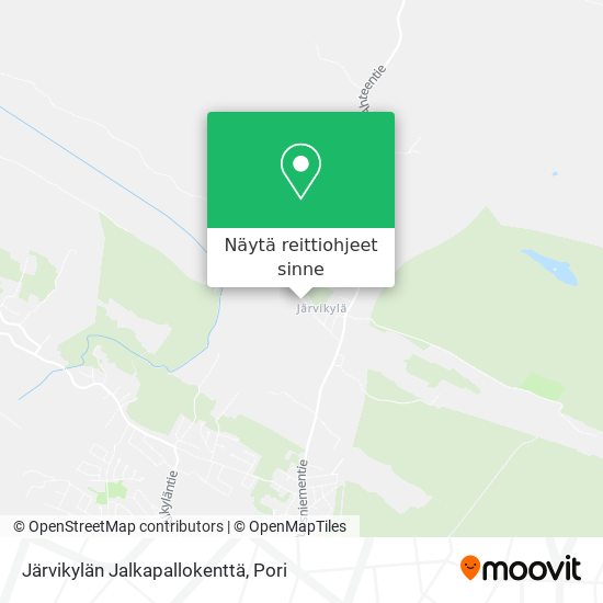 Järvikylän Jalkapallokenttä kartta