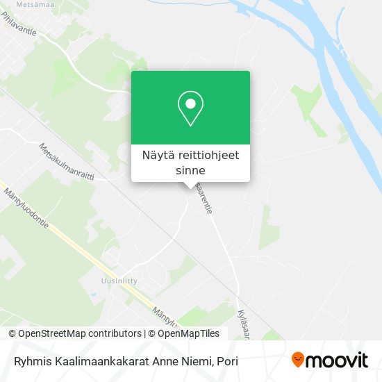 Ryhmis Kaalimaankakarat Anne Niemi kartta