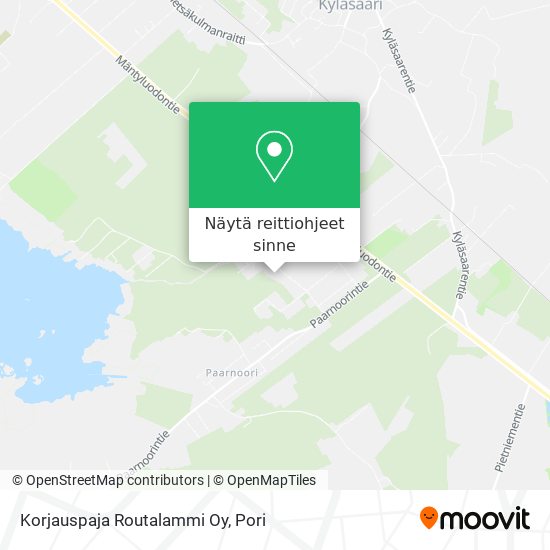 Korjauspaja Routalammi Oy kartta