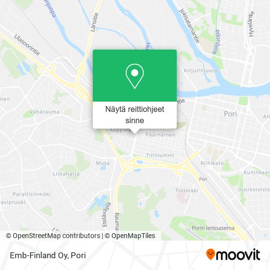 Emb-Finland Oy kartta
