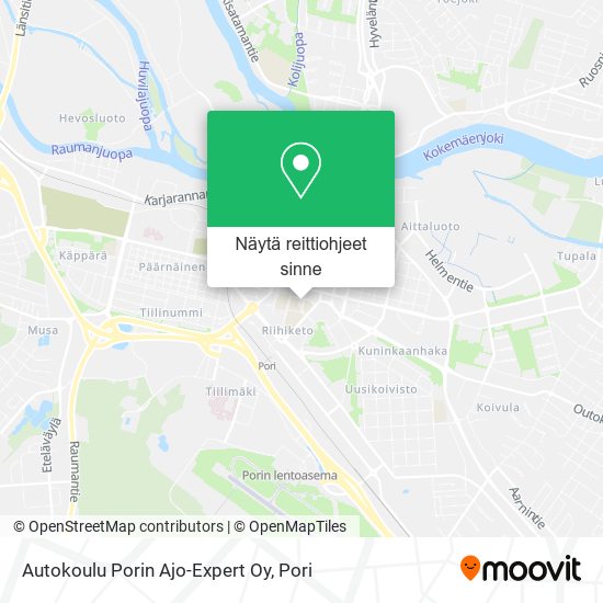 Autokoulu Porin Ajo-Expert Oy kartta