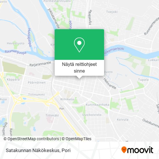 Satakunnan Näkökeskus kartta