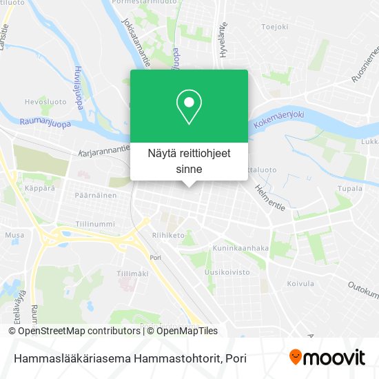 Hammaslääkäriasema Hammastohtorit kartta