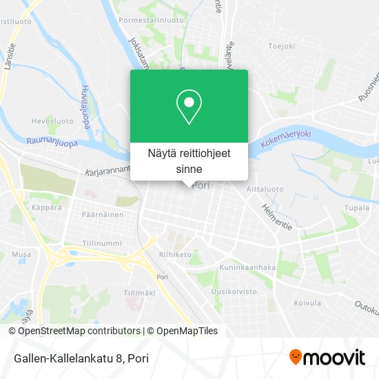 Gallen-Kallelankatu 8 kartta