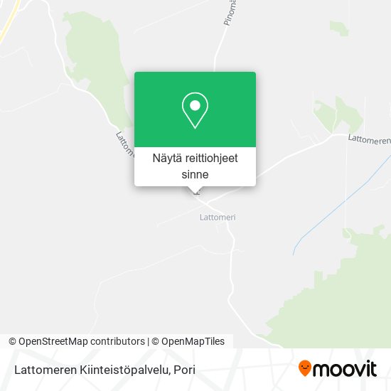 Lattomeren Kiinteistöpalvelu kartta