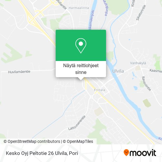 Kesko Oyj Peltotie 26 Ulvila kartta