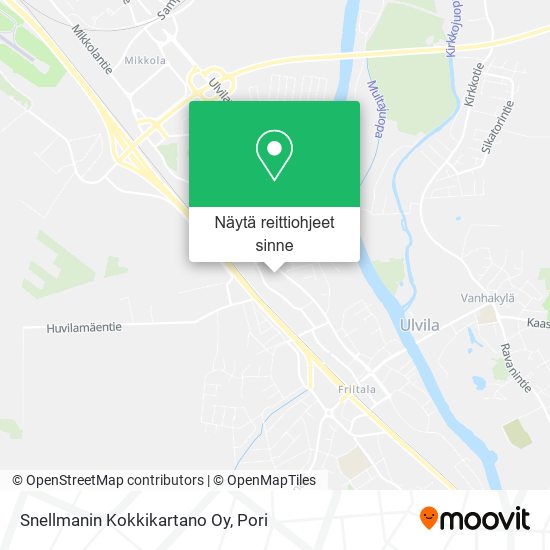 Snellmanin Kokkikartano Oy kartta
