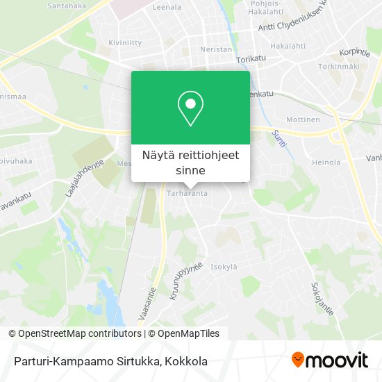 Parturi-Kampaamo Sirtukka kartta