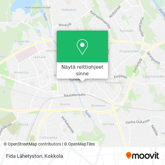Fida Lähetystori kartta