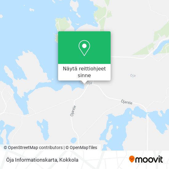 Öja Informationskarta kartta