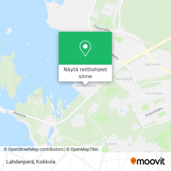 Lahdenperä kartta