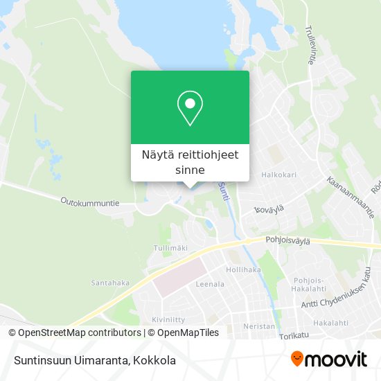 Suntinsuun Uimaranta kartta