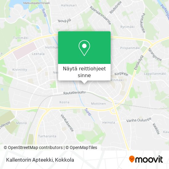 Kallentorin Apteekki kartta