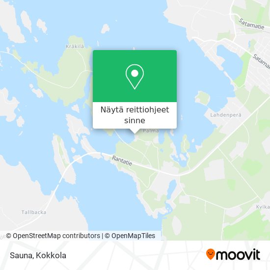 Sauna kartta