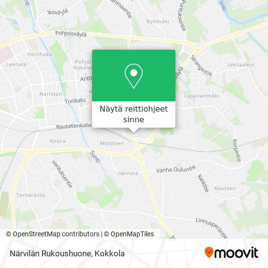 Närvilän Rukoushuone kartta