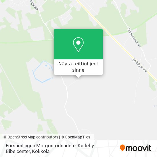 Församlingen Morgonrodnaden - Karleby Bibelcenter kartta