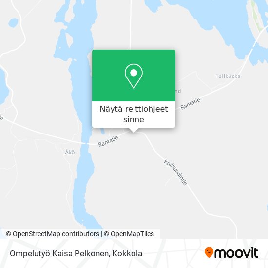 Ompelutyö Kaisa Pelkonen kartta
