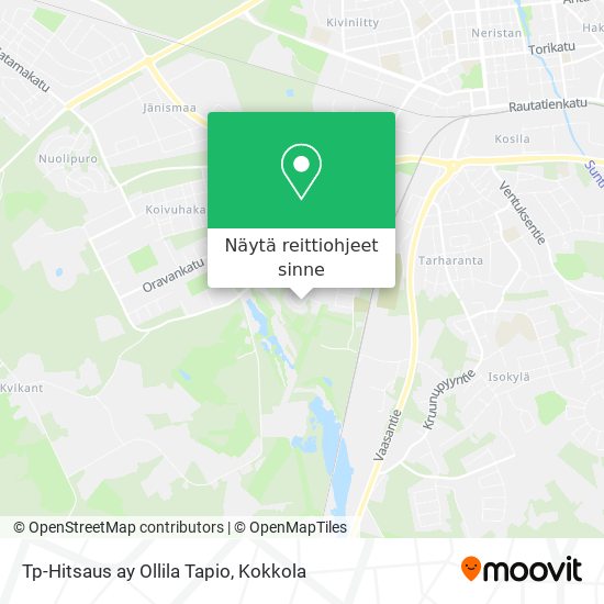 Tp-Hitsaus ay Ollila Tapio kartta