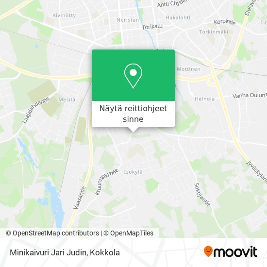 Minikaivuri Jari Judin kartta