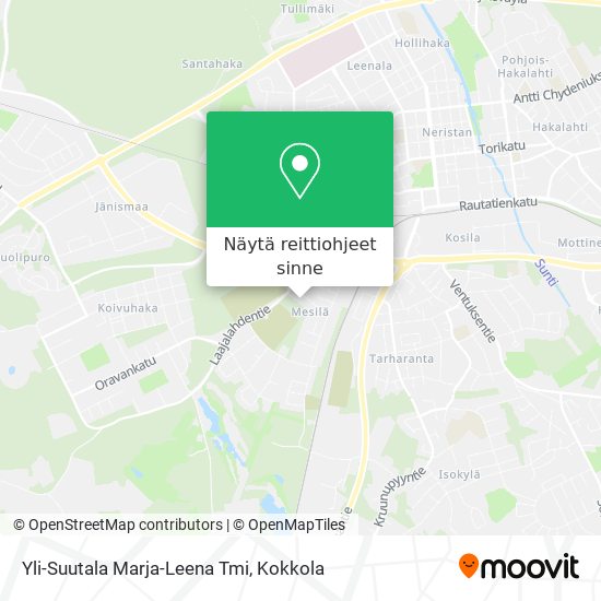 Yli-Suutala Marja-Leena Tmi kartta