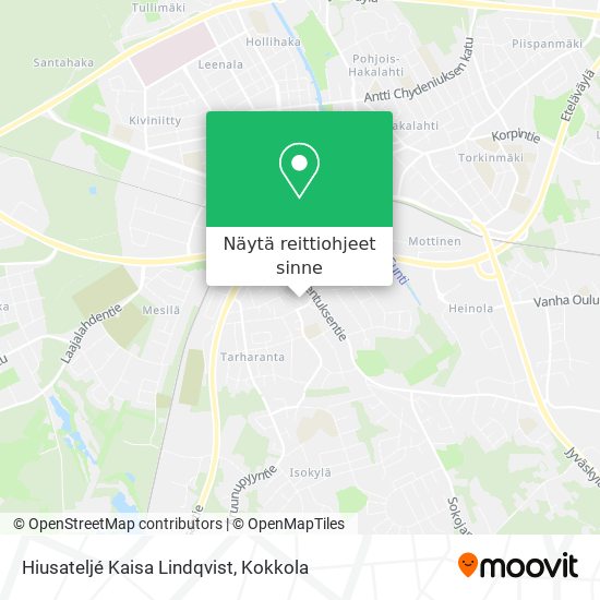 Hiusateljé Kaisa Lindqvist kartta