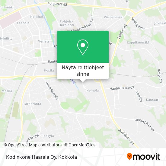 Kodinkone Haarala Oy kartta