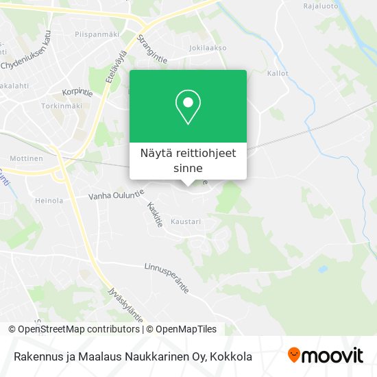 Rakennus ja Maalaus Naukkarinen Oy kartta