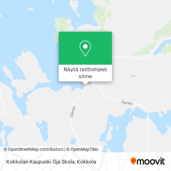 Kokkolan Kaupunki Öja Skola kartta