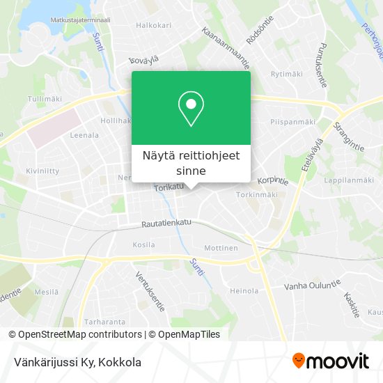 Vänkärijussi Ky kartta