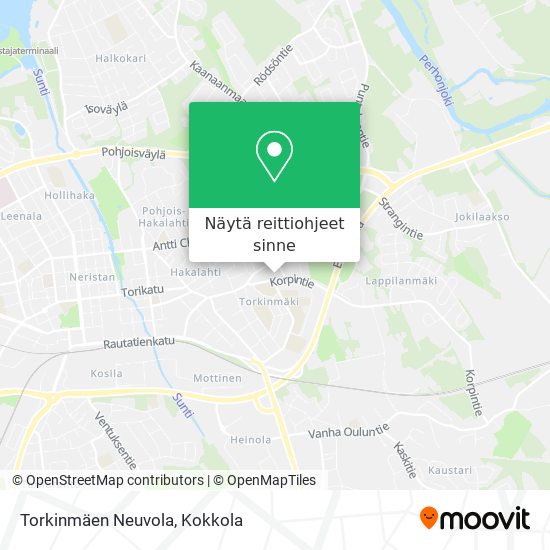 Torkinmäen Neuvola kartta