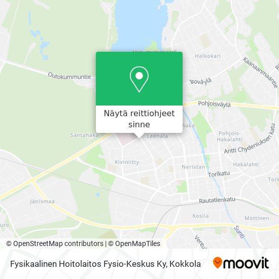 Fysikaalinen Hoitolaitos Fysio-Keskus Ky kartta