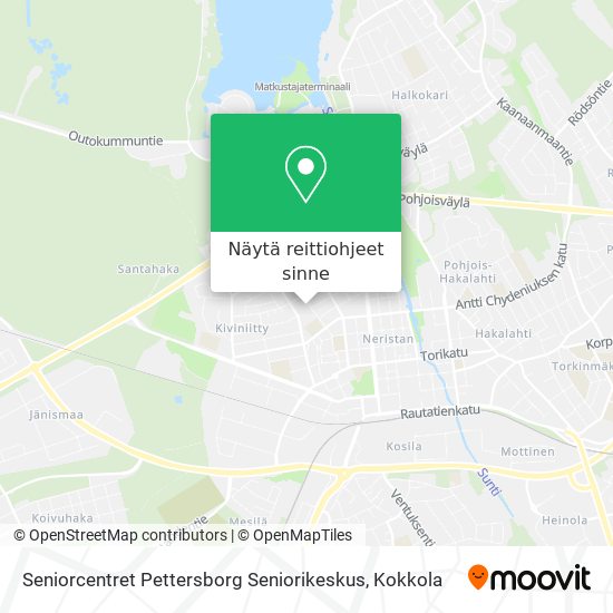 Seniorcentret Pettersborg Seniorikeskus kartta