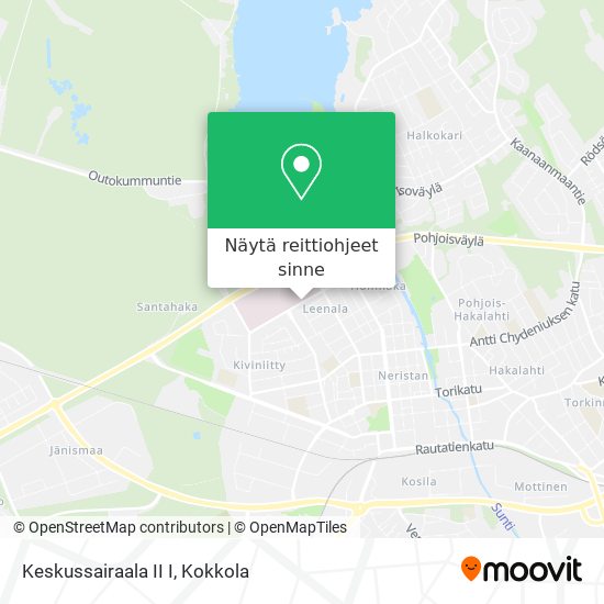 Keskussairaala II I kartta
