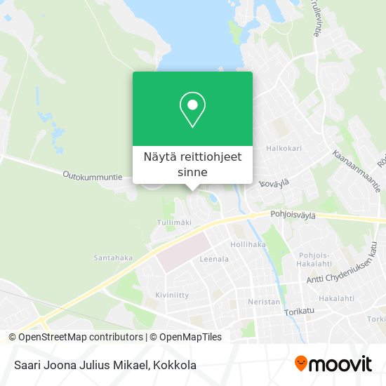 Saari Joona Julius Mikael kartta