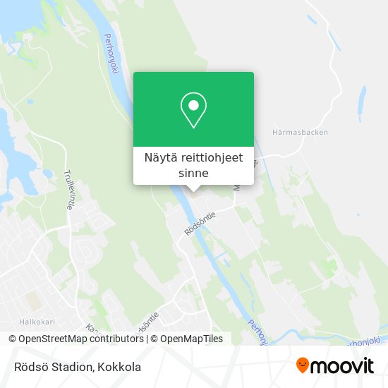 Rödsö Stadion kartta