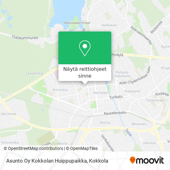 Asunto Oy Kokkolan Huippupaikka kartta