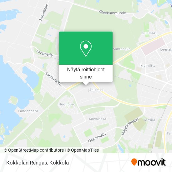 Kokkolan Rengas kartta