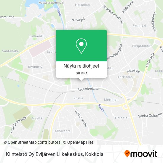 Kiinteistö Oy Evijärven Liikekeskus kartta
