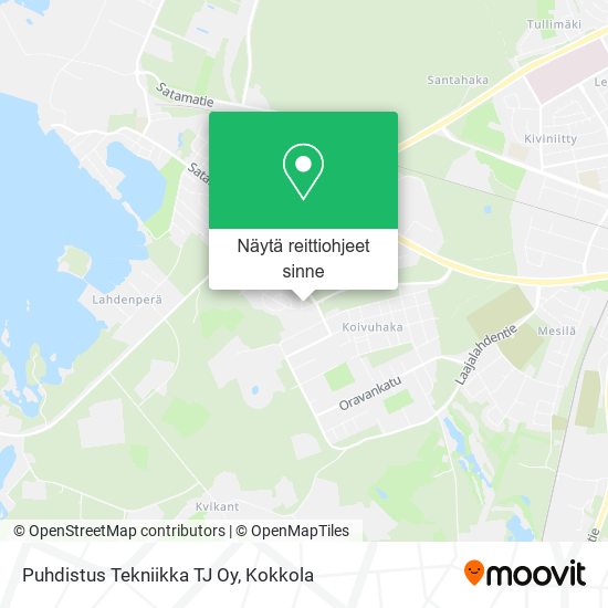 Puhdistus Tekniikka TJ Oy kartta