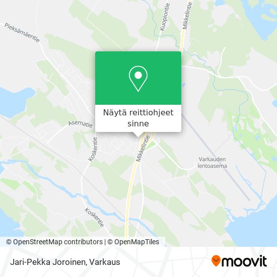Jari-Pekka Joroinen kartta