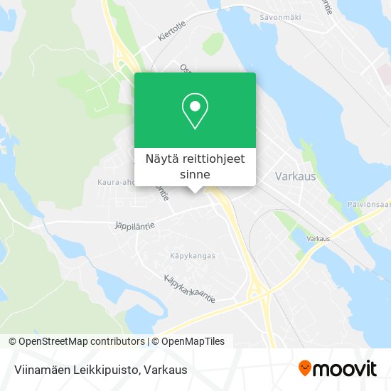 Viinamäen Leikkipuisto kartta