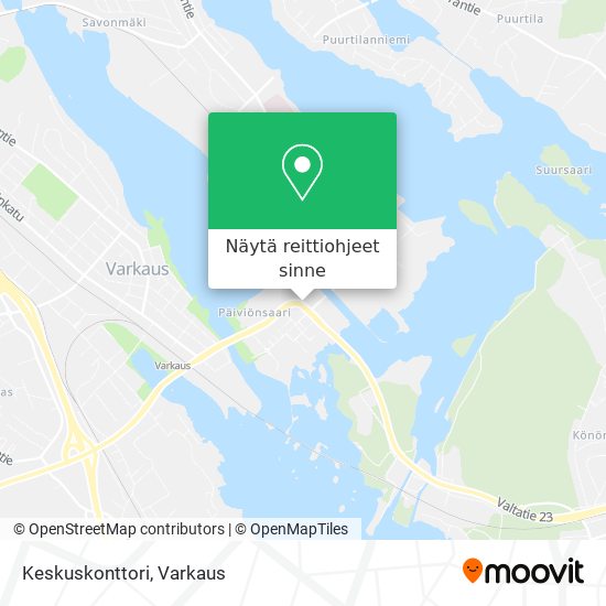 Keskuskonttori kartta